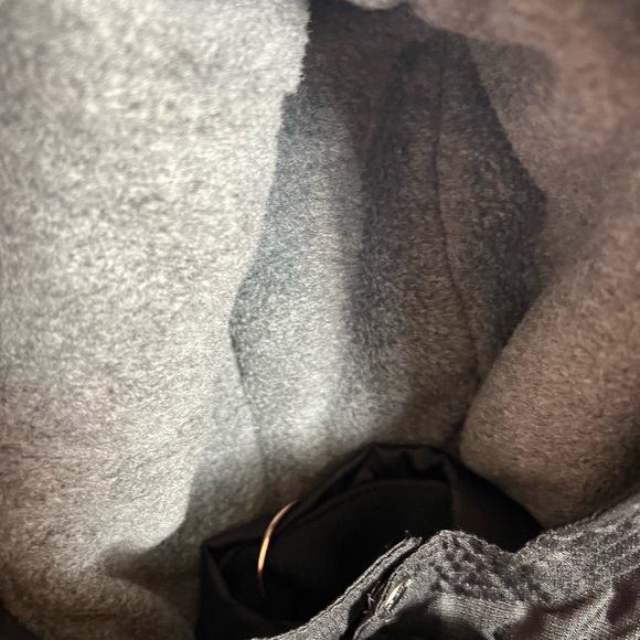 Calvin Klein winter Scuba black Jacket like New. Lined gray fleece. Extra warm - Picture 8 of 16